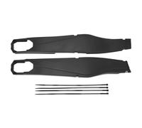 Protector de Brazo oscilante para Motocicleta, Duradero, ABS, a Prueba de Polvo, reducción de Vibraciones, Cubierta de Brazo oscilante para EXC EXCF XCW XCWF TC FC TE FE Modelos (Negro Esmerilado)