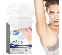 Protector de brazo para mujer contra la sudoración | 10 parches invisibles antisudor - Discos axilas femeninas activas sudoración - Elimina los olores para pieles sensibles y yo