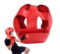 Protector de cabeza de boxeo - Equipo de entrenamiento ajustable y ligero | Equipo de entrenamiento para adultos y jóvenes lucha contra karate kickboxing deportes lucha competición gimnasio