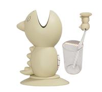 Protector de cabeza de cepillo de dientes - Cubierta de cabeza de cepillo de dientes eléctrico, conveniente para la escuela, dormitorio, baño, camping, viajes de negocios, vac, Beige amarillo