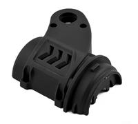 Protector de cabeza de corte de plástico para recortadoras de césped, accesorio de recortadora multiángulo con tamaño ajustable, parte portátil para un fácil almacenamiento y versátil (1 pieza negra)