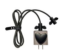 Protector de cable de carga | Cubierta de protección de cables de datos, alas de amor Accesorios para cables móviles portátiles Funda protectora del cargador para el uso diario del hogar pe