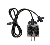 Protector de cable de carga, cubierta protectora de cable de datos, arquitectura de difusión de estrés, alas de amor, accesorios de cable de teléfono móvil, estuche de carga para CAR Electrica Home