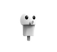 Protector de Cable de Silicona para Cargador y Cable de Datos, Adaptador de Corriente de Silicona con Diseño de Dibujos Animados, Organizador de