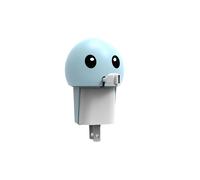 Protector de Cable de Silicona para Cargador y Cable de Datos, Adaptador de Corriente de Silicona con Diseño de Dibujos Animados, Organizador de