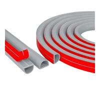 Protector de cable de suelo con funda adhesiva para cable para cubrir y organizar en múltiples lugares