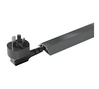 Protector de cable de suelo, cubierta de PVC suave de perfil bajo para una gestión eficiente de los cables, evita viajes en almacenes y zonas de alto tráfico