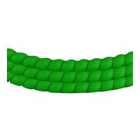 Protector de cable en espiral de 2M, tubo de telar de alambre de PP/PE, funda antimordedura ignífuga de 8-28mm(Green,42mm X 2 Meters)