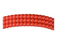 Protector de cable en espiral de 2M, tubo de telar de alambre de PP/PE, funda antimordedura ignífuga de 8-28mm(Red,25mm X 2 Meters)
