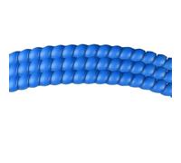 Protector de cable en espiral de 2M, tubo de telar de alambre de PP/PE, funda antimordedura ignífuga de 8-28mm(Blue,12mm X 2 Meters)