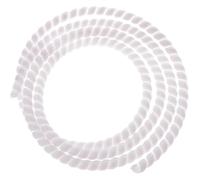 Protector de Cable, Espiral de 1 Metro, Organizador de Cables de 10 mm y 14 mm, Funda de Enrollado de Cable en Espiral, Cubierta de Tubo.(White,10mm Inside Diameter)