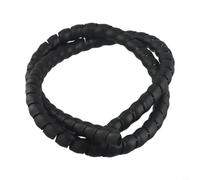 Protector de cable espiral espiral de polietileno, 1 metro de longitud, 10 mm de diámetro, resistente al fuego y a la abrasión, para organizar mangueras hidráulicas y cables eléctricos para oficina y