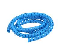 Protector de Cable Espiral para Patinete Eléctrico, Tubo de Protección de Alta Elasticidad 360° con Material PP Duradero 110 cm, Compatible Scooters Pro M365, para Línea de Freno, Scooters (Azul)