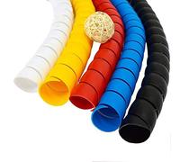 Protector de Cable para Perros y Gatos de 32.8 pies para Cable Protege a Tus Mascotas de Masticar Cables aislados, 5 Unidades/Paquete de 32.8 pies en Total 10 mm de Ancho por FUNZON