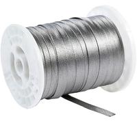 Protector de cable trenzado extensible,Funda para Manguito de alambre trenzado de 5 m, plateado, 2-18 mm, revestimiento de metal de acero inoxidable 304, manguito trenzado de malla for blindaje de señ