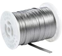 Protector de cable trenzado extensible,Funda para Manguito de alambre trenzado de 5 m, plateado, 2-18 mm, revestimiento de metal de acero inoxidable 304, manguito trenzado de malla for blindaje de señ