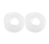Protector de Cables en Espiral, Manga para Protección de Cable PP, 2 Paquetes, Varios Tamaños y Colores - Alta Resistencia, Flexible y Durable, Ideal para Organización y (Blanco diámetro 8mm)
