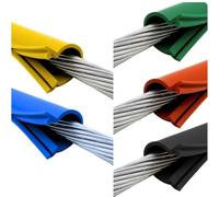 Protector de Cables, Funda Aislante de Alta tensión de 35 kV, Funda Protectora de Cables Resistente a los Rayos UV, Cubierta con Hebilla Verde de 25 pies para líneas eléctricas y Seguridad e