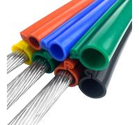Protector de Cables, Funda Aislante de Alto Voltaje, Cubierta de Silicona Impermeable con Extremo Abierto para Cables Desnudos, protección de línea eléctrica de 25 pies, Herramienta de repar