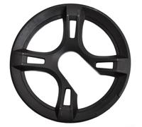Protector de cadena de bicicleta de 42 dientes, cubierta de plato de montaje de 4 agujeros para bielas MTB, material plástico resistente que evita el desgaste, fácil instalación, varios tonos (A)