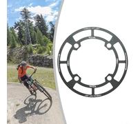 Protector de cadena de bicicleta de montaña para manivelas de diámetro circular de perno de 104 mm, cubierta protectora de aleación de aluminio para platos de 32T a 42T, escudo de disco único (32T-36T