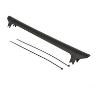 Protector de cadena de bicicleta Protector de marco de plástico para bicicletas plegables de carretera de montaña con correas de bloqueo, negro (negro)