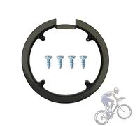 Protector de cadena de bicicleta, protector de plato de bicicleta, cubierta de piñón de bicicleta, juego de bielas de rueda de cadena de plástico, 42 dientes 44 dientes universal con 4 tornillos