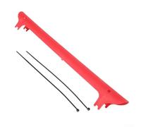 Protector de cadena de marco de bicicleta para MTB y bicicletas de carretera, tira protectora de horquilla trasera reutilizable, color rojo (rojo)