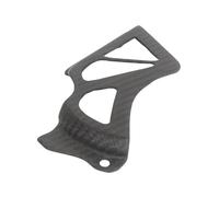 Protector de cadena de motocicleta compatible con Ducati 749 999 2003 2004 2005 2006 cubierta de cadena de piñón lateral de fibra de carbono (mate)