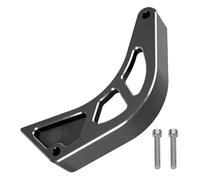 Protector de cadena de motocicleta para piñón delantero compatible con Honda CRF110 CRF 110 2013 en adelante, cubierta de protección de cadena delantera negra 6061 protector de piñón de aluminio