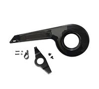 Protector de Cadena para Bicicleta - Cubierta Protectora de Cadera y Muslo para MTB, Bicicleta de Carretera, e-Bike- Cola Negra Fija