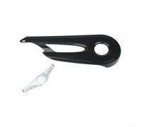 Protector de cadena para bicicletas eléctricas de 20, 24 y 26 pulgadas, kit de cubierta de cadena de plástico que reduce el ruido, negro, 36,5 x 17,5 cm