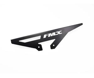 Protector de cadena para FMX 650 BJ 2005 - 07, blindaje de cadena con logo Ibex, color negro