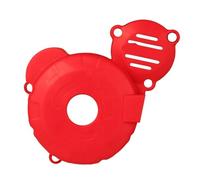 Protector de cadena para piñón Ajuste para ZONGSHEN CBS300 para HJMOTO para KEWS ZUMA AJ1 Motor Embrague Conductor Piñón Cárter Ignitoin Cubierta(2 Red Magneto)