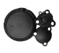 Protector de cadena para piñón Ajuste para ZONGSHEN CBS300 para KEWS ZUMA AJ1 Motor magnético protector embrague conductor piñón cárter Ignitoin cubierta(3 Black Clutch)