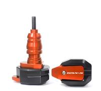 Protector De Caídas Motocicletas para Suzuki GSX-S 750 1000, Deslizador Chasis, Carenado, Almohadillas Protectoras Antichoque Control Vibración Antideslizante(Naranja)