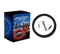 Protector de calentador de volante - Adaptación universal inalámbrica, calentador de manos automático de 12 voltios, carcasa caliente antideslizante | Viajes en frío desplazamiento camión SUV Viajes