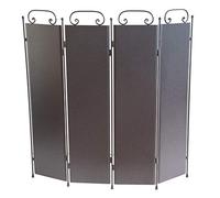 Protector de Calor de Hierro Forjado para Chimenea y Estufas de pellets o leña