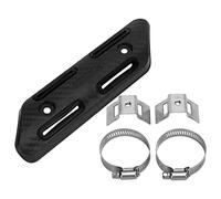 Protector de calor para tubo de escape ,ABS ,protección universal contra escaldaduras ,diseño ligero ,elegante ,protección térmica para motocicletas de 4 tiempos ,ATV ,UTV (negro)