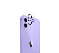 Protector de cámara Crong para iPhone 12, vidrio templado 9H, transparente