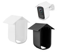 Protector de cámara de silicona impermeable para Eufy Security EufyCam 3 UfyCam 3, piel de silicona, protección UV, resistente a la intemperie, silicona duradera (blanco y negro)