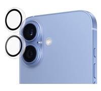 Protector de Cámara PANZERGLASS Hoops para iPhone 16/16 Plus (Negro)