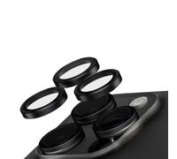 Protector de cámara PanzerGlass SAFE para iPhone 16 Pro y 16 Pro Max Negro