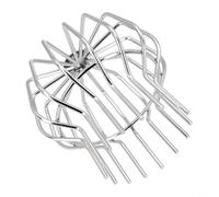 Protector de canalón de acero inoxidable para zanja de drenaje de techo, cubierta de malla antibloqueo compatible con bajantes de 50/75/110/160/200 mm, plateado (para tubos de 90-110 mm)