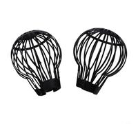 Protector de canalón de plástico para tubo de bajada, cubierta de drenaje de techo al aire libre para tapón de hojas, trampa de escombros, protector de tubería de agua de lluvia, compatible con