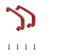 Protector de cardán de aleación de aluminio para DJI Avata 2, barra de colisión de cámara y protector de parachoques de lente, refuerzo de marco con cubierta de jaula de lente atornillada, rojo y