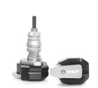 Protector De Carenado Deslizante Motocicleta para Yamaha YZF R3, Marco Protección contra Caídas, Almohadilla Antichoque(Silver)