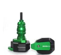 Protector De Carenado Deslizante Para Motocicleta, Protección Contra Caídas, Almohadilla Protectora Para K&awasaki Z650 Z900 Z900RS Z 650 900 2017-2020 Deslizador Anti-Caer Protección Anticaída(VERDE)