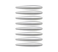 Protector de carrocería 8 Unids/Set Coche Puerta Carrocería Protector Embellecedor Reducción Ruido Antiarañazos Tiras Protección Decorativas Rozaduras(Silver-8PCS)