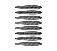 Protector de carrocería 8 Unids/Set Coche Puerta Carrocería Protector Embellecedor Reducción Ruido Antiarañazos Tiras Protección Decorativas Rozaduras(Carbon fibre-8PCS)